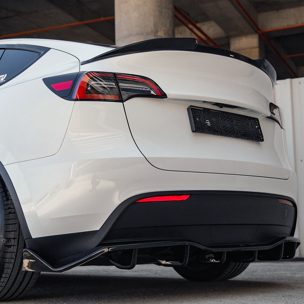 Rear Center Splitters TESLA Model Y