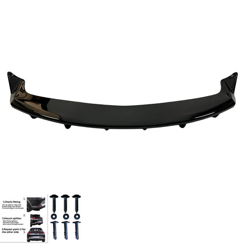 Rear Center Splitters TESLA Model Y