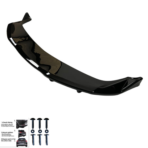 Rear Center Splitters TESLA Model Y