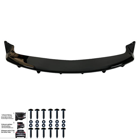 Rear Center Splitters TESLA Model Y