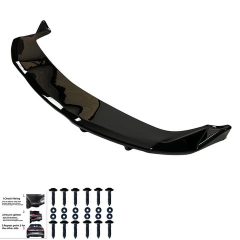 Rear Center Splitters TESLA Model Y