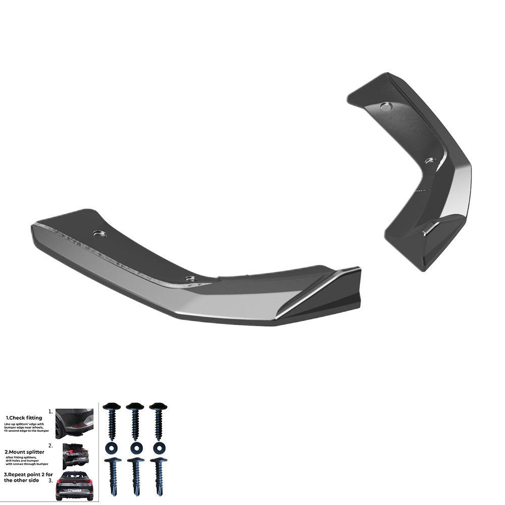 Rear Side Splitters MERCEDES A Class