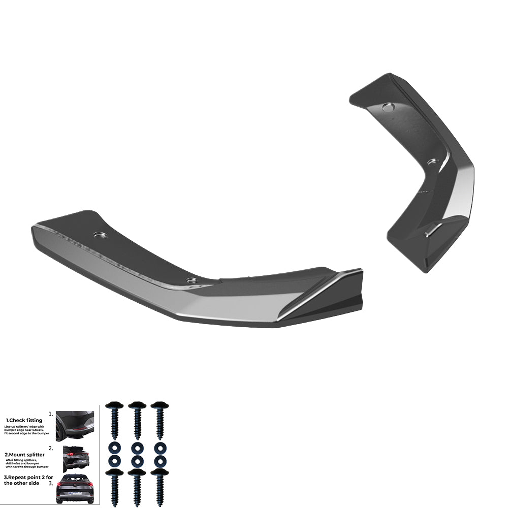 Rear Side Splitters MERCEDES A Class