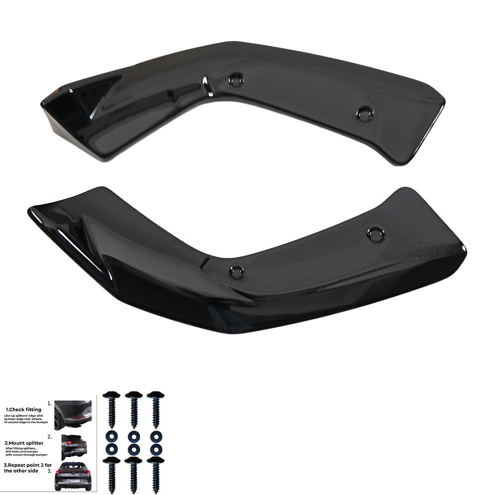 Rear Side Splitters MERCEDES A Class