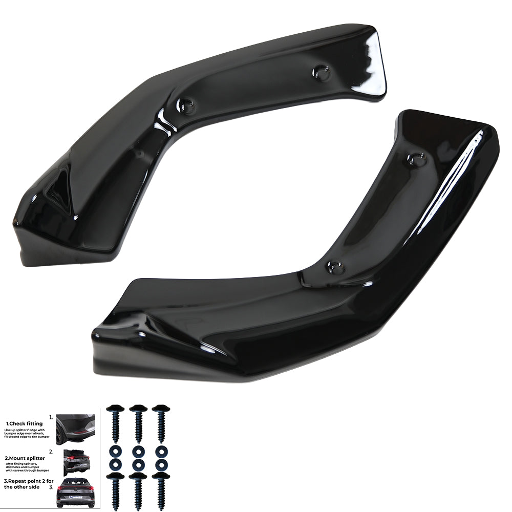 Rear Side Splitters MERCEDES A Class