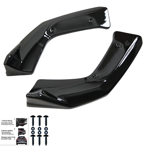 Rear Side Splitters MERCEDES A Class