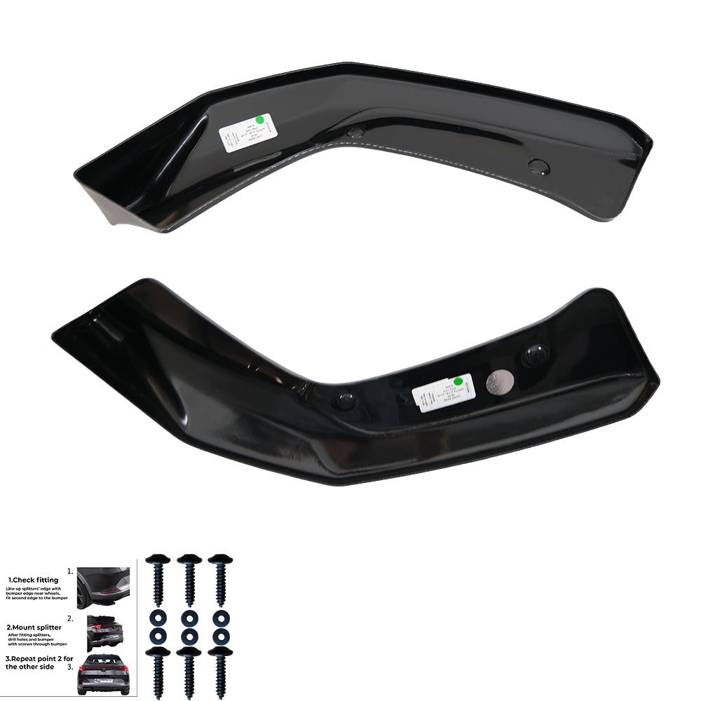 Rear Side Splitters MERCEDES A Class