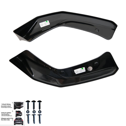 Hinten Splitter kompatibel mit MERCEDES A Class A45 S Aero Pack W177 / W177 Facelift 2019+