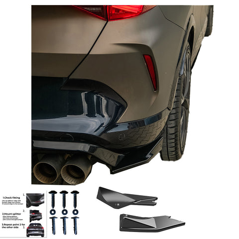 Splitters laterales traseros Compatible con CUPRA Formentor 2020+ v3