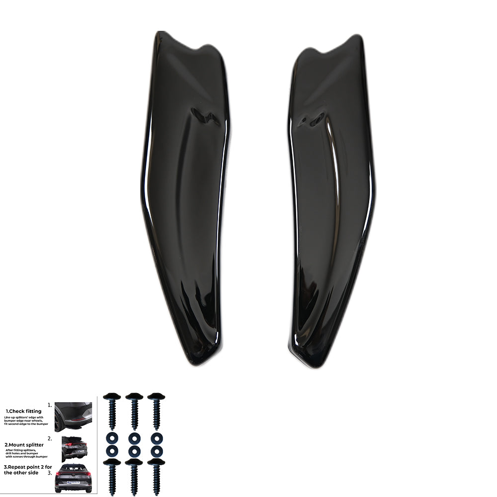 Rear Side Splitters VW VOLKSWAGEN Golf