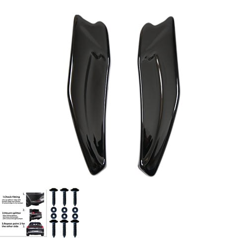 Rear Side Splitters VW VOLKSWAGEN Golf