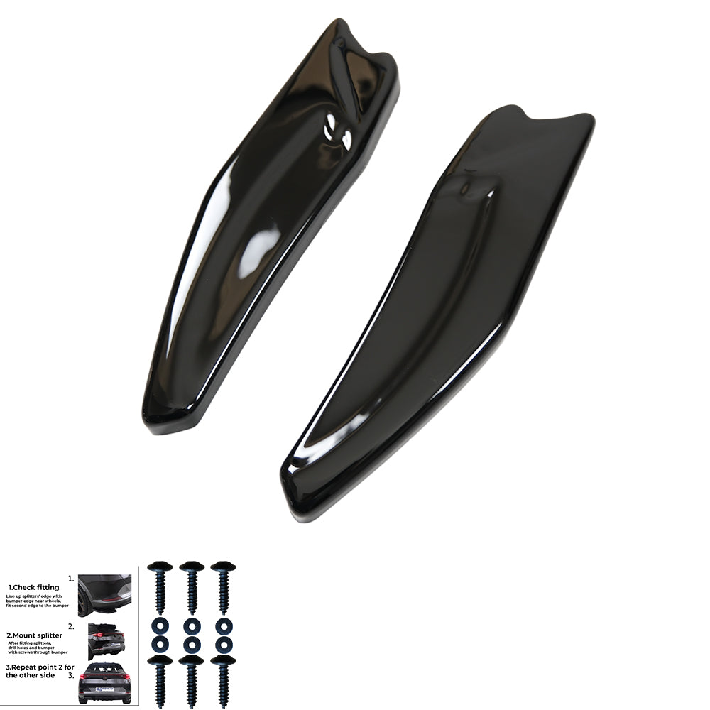 Rear Side Splitters VW VOLKSWAGEN Golf