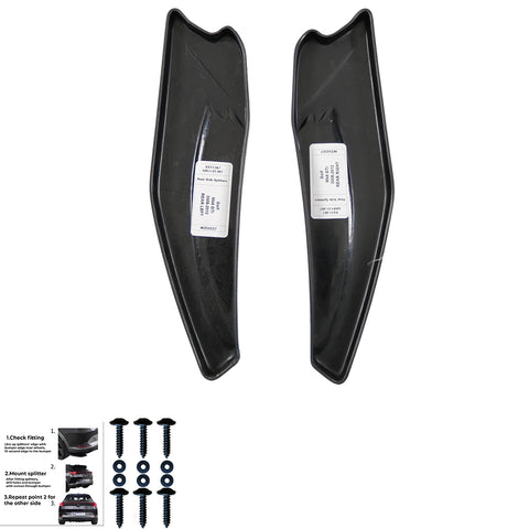 Rear Side Splitters VW VOLKSWAGEN Golf