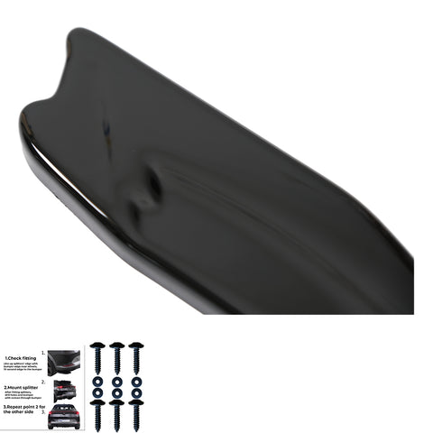 Rear Side Splitters VW VOLKSWAGEN Golf