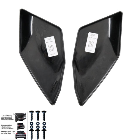 Rear Side Splitters VW VOLKSWAGEN Scirocco