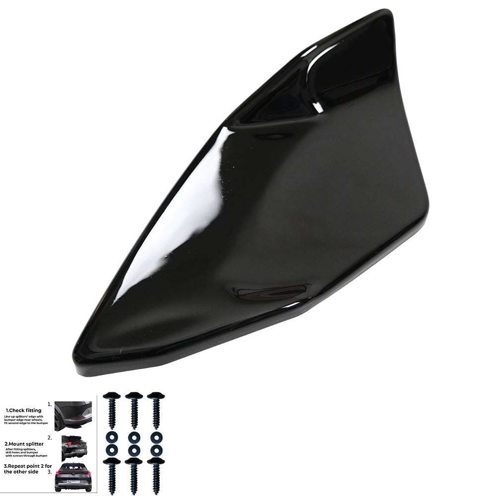 Rear Side Splitters VW VOLKSWAGEN Scirocco