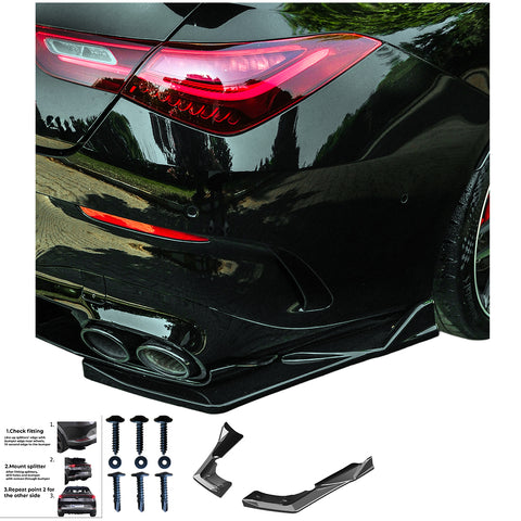 Rear Side Splitters MERCEDES CLA35/CLA45