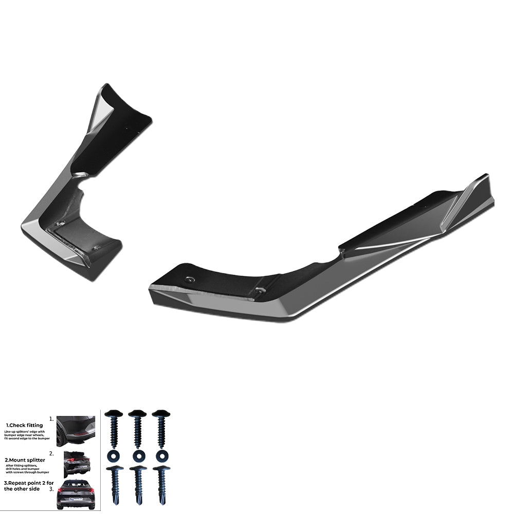 Rear Side Splitters MERCEDES CLA35/CLA45