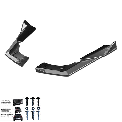 Rear Side Splitters MERCEDES CLA35/CLA45