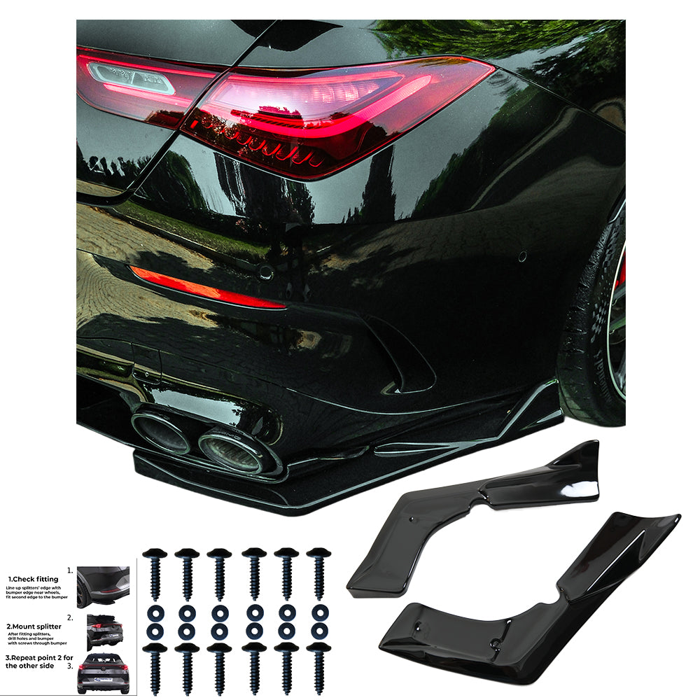 Rear Side Splitters MERCEDES CLA35/CLA45