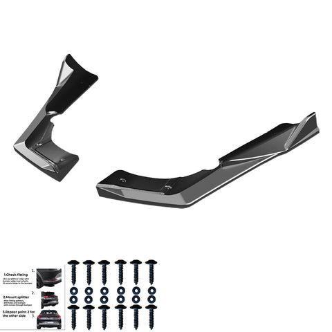 Rear Side Splitters MERCEDES CLA35/CLA45