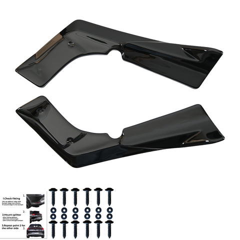 Rear Side Splitters MERCEDES CLA35/CLA45