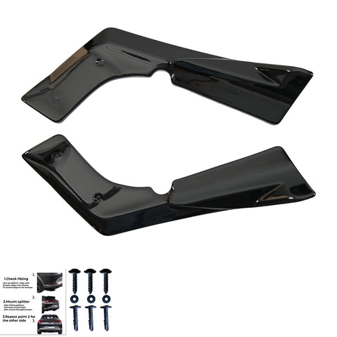 Rear Side Splitters MERCEDES CLA35/CLA45