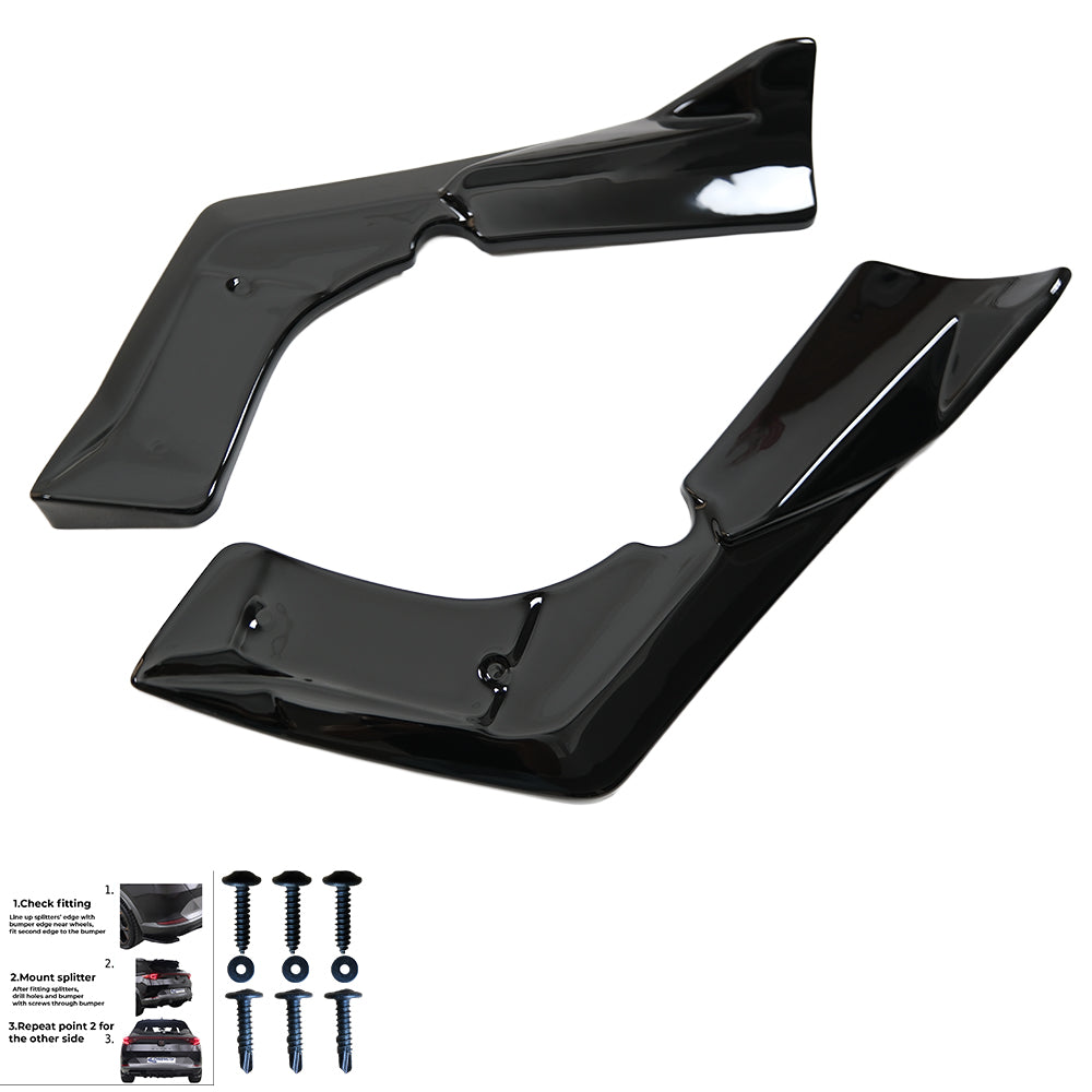 Rear Side Splitters MERCEDES CLA35/CLA45