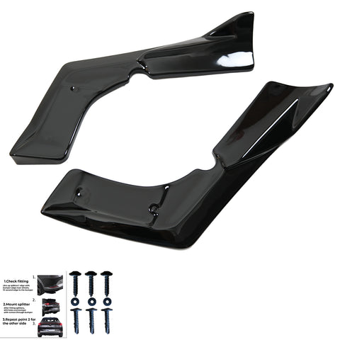 Rear Side Splitters MERCEDES CLA35/CLA45