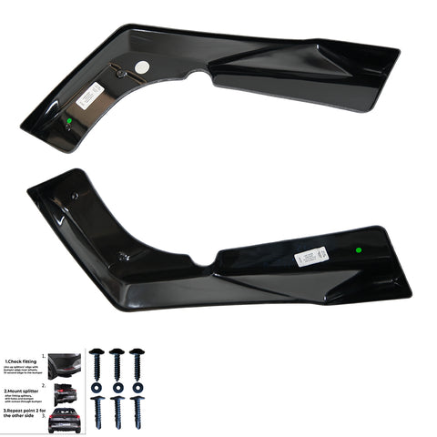 Rear Side Splitters MERCEDES CLA35/CLA45