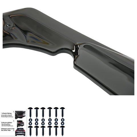 Rear Side Splitters MERCEDES CLA35/CLA45