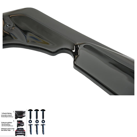 Rear Side Splitters MERCEDES CLA35/CLA45