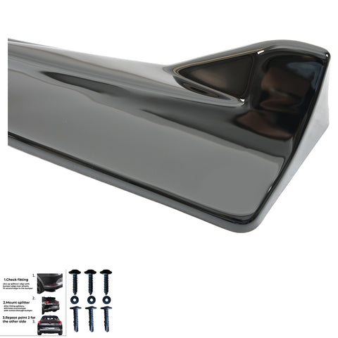 Rear Side Splitters MERCEDES CLA35/CLA45