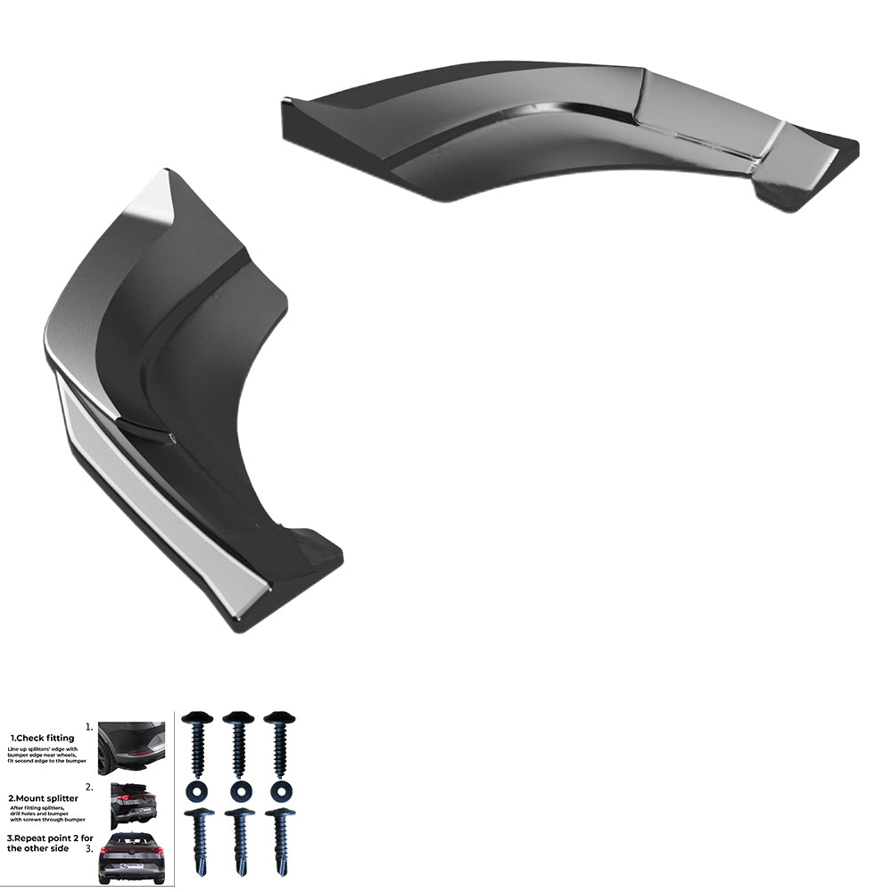 Rear Side Splitters VW VOLKSWAGEN Tiguan