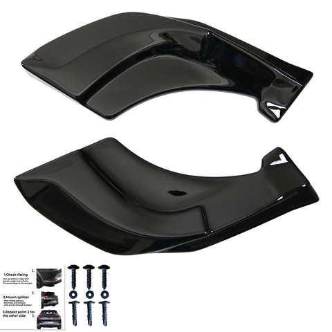 Rear Side Splitters VW VOLKSWAGEN Tiguan