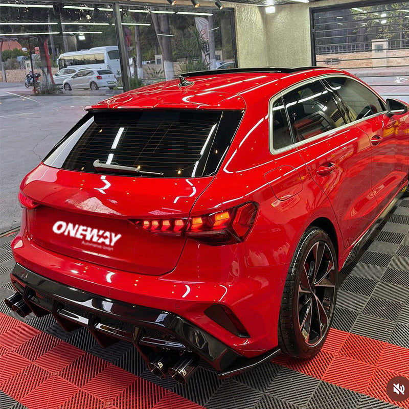 Rear Side Splitters AUDI S3