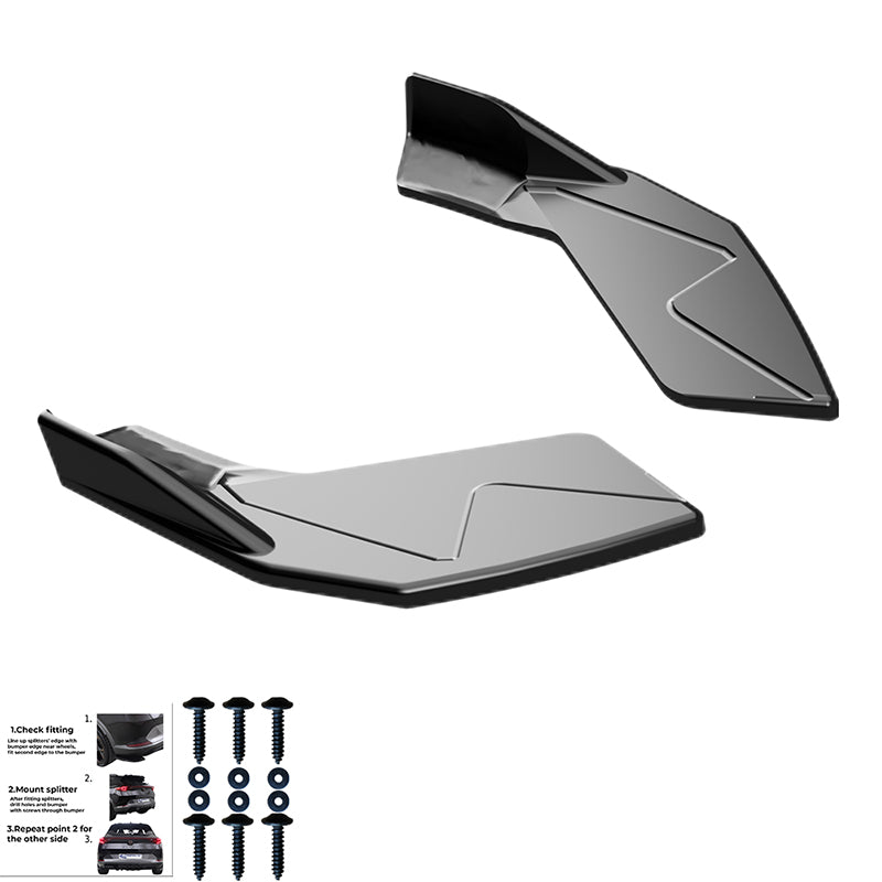 Rear Side Splitters VW VOLKSWAGEN Golf