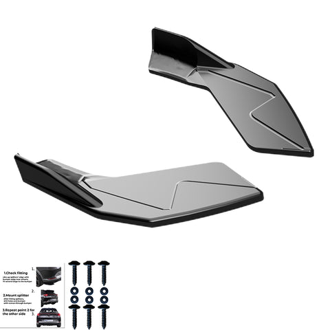 Rear Side Splitters VW VOLKSWAGEN Golf