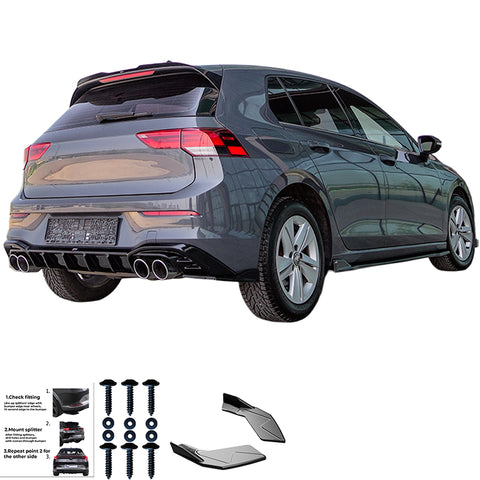Rear Side Splitters VW VOLKSWAGEN Golf
