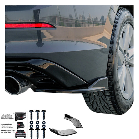 Rear Side Splitters VW VOLKSWAGEN Golf