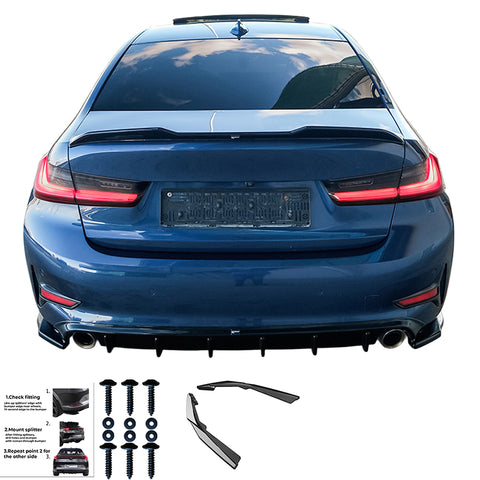 Rear Side Splitters BMW 3 Series