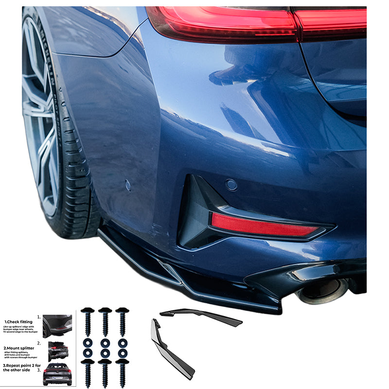 Rear Side Splitters BMW 3 Series