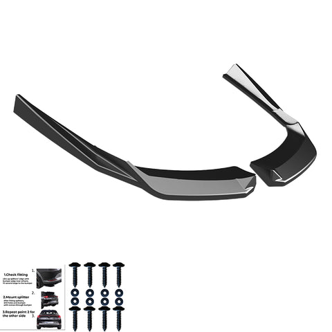 Rear Side Splitters AUDI A4 S-Line