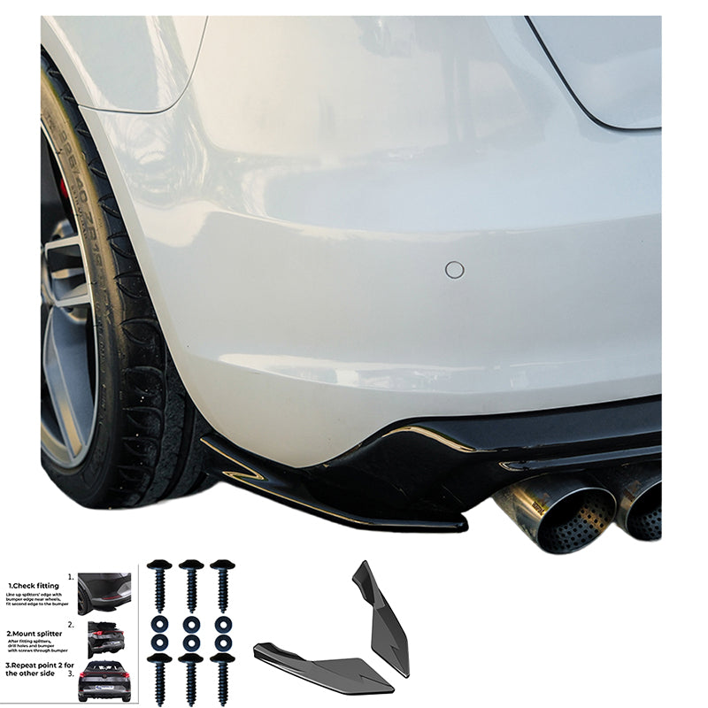 Rear Side Splitters AUDI A3