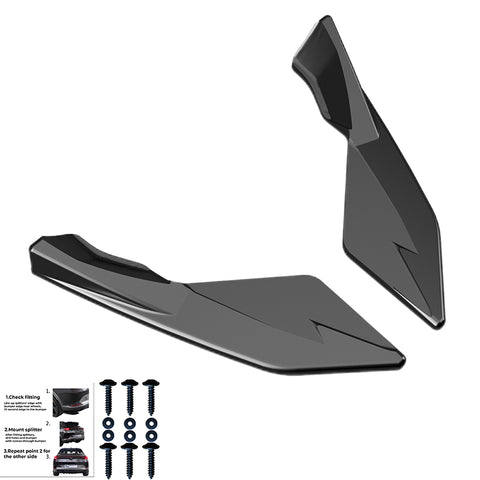 Rear Side Splitters AUDI A3