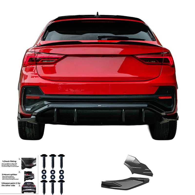Rear Side Splitters AUDI Q3