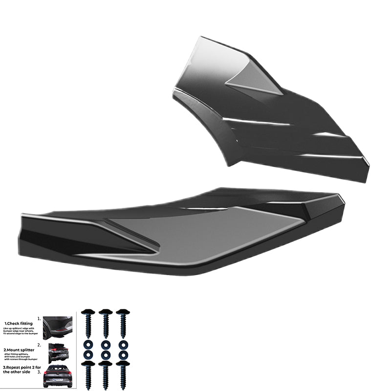 Rear Side Splitters AUDI Q3