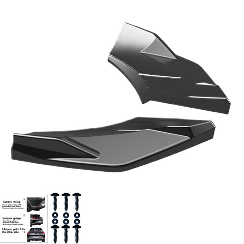 Rear Side Splitters AUDI Q3