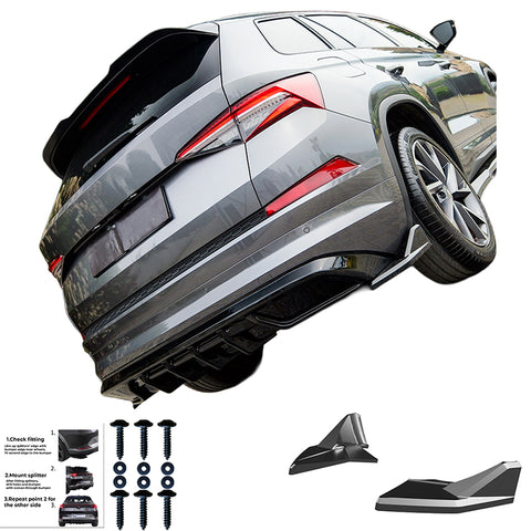 Rear Side Splitters SKODA Kodiaq