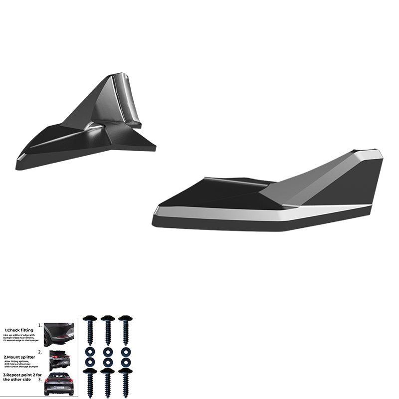 Rear Side Splitters SKODA Kodiaq